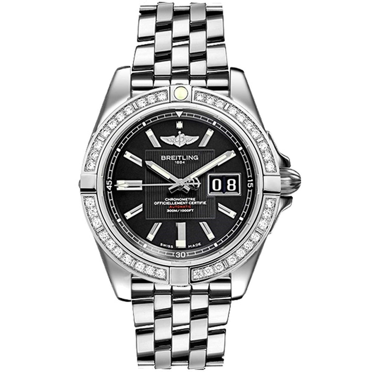 Breitling Men's A49350LA-BA07-366A Galactic 41 Stainless Steel Watch