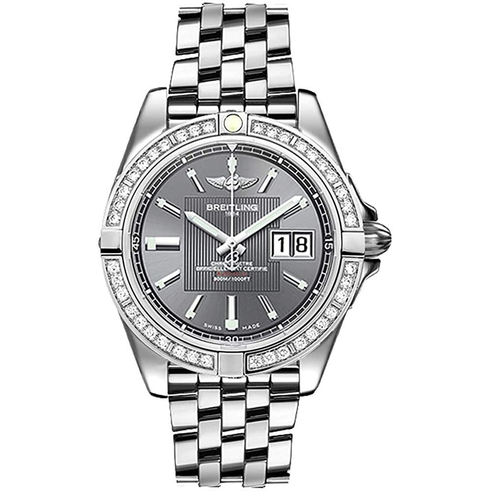 Breitling Men&#39;s A49350LA-F549-366A Galactic 41 Stainless Steel Watch