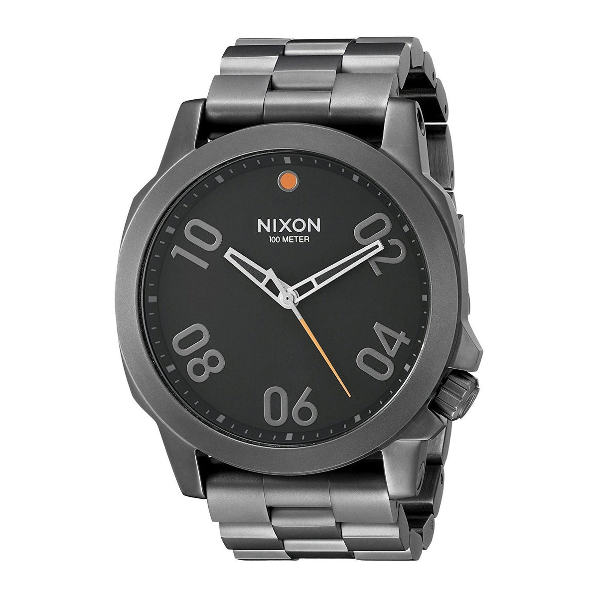 Nixon Men&#39;s A506-001 Ranger Black Stainless Steel Watch