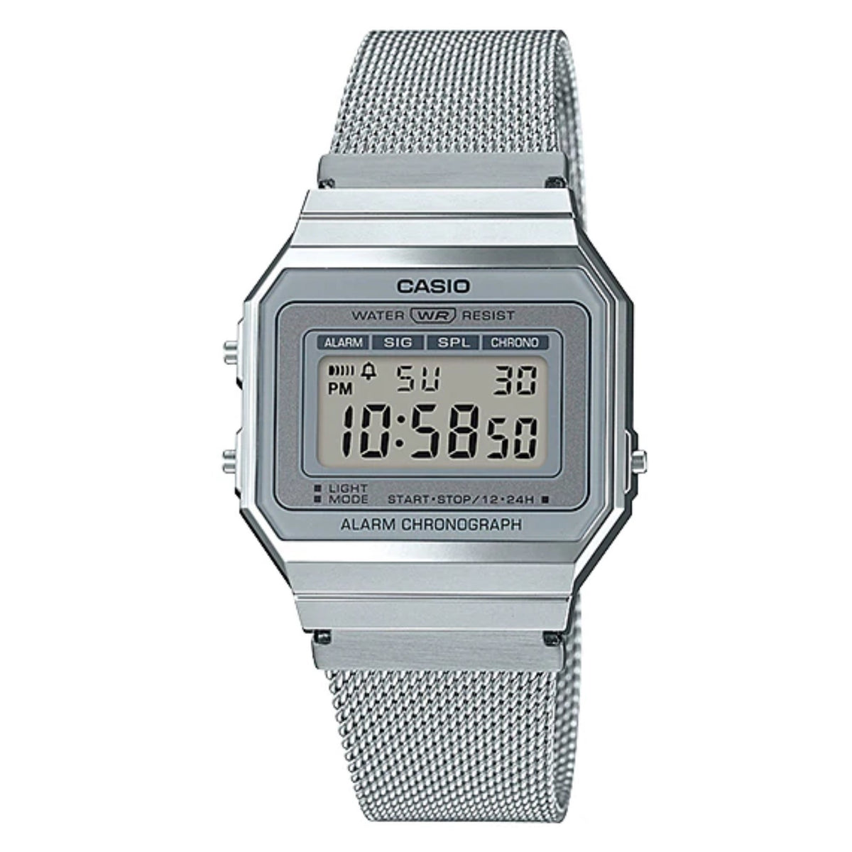 Casio Men&#39;s A700WM-7A Classic Stainless Steel Watch