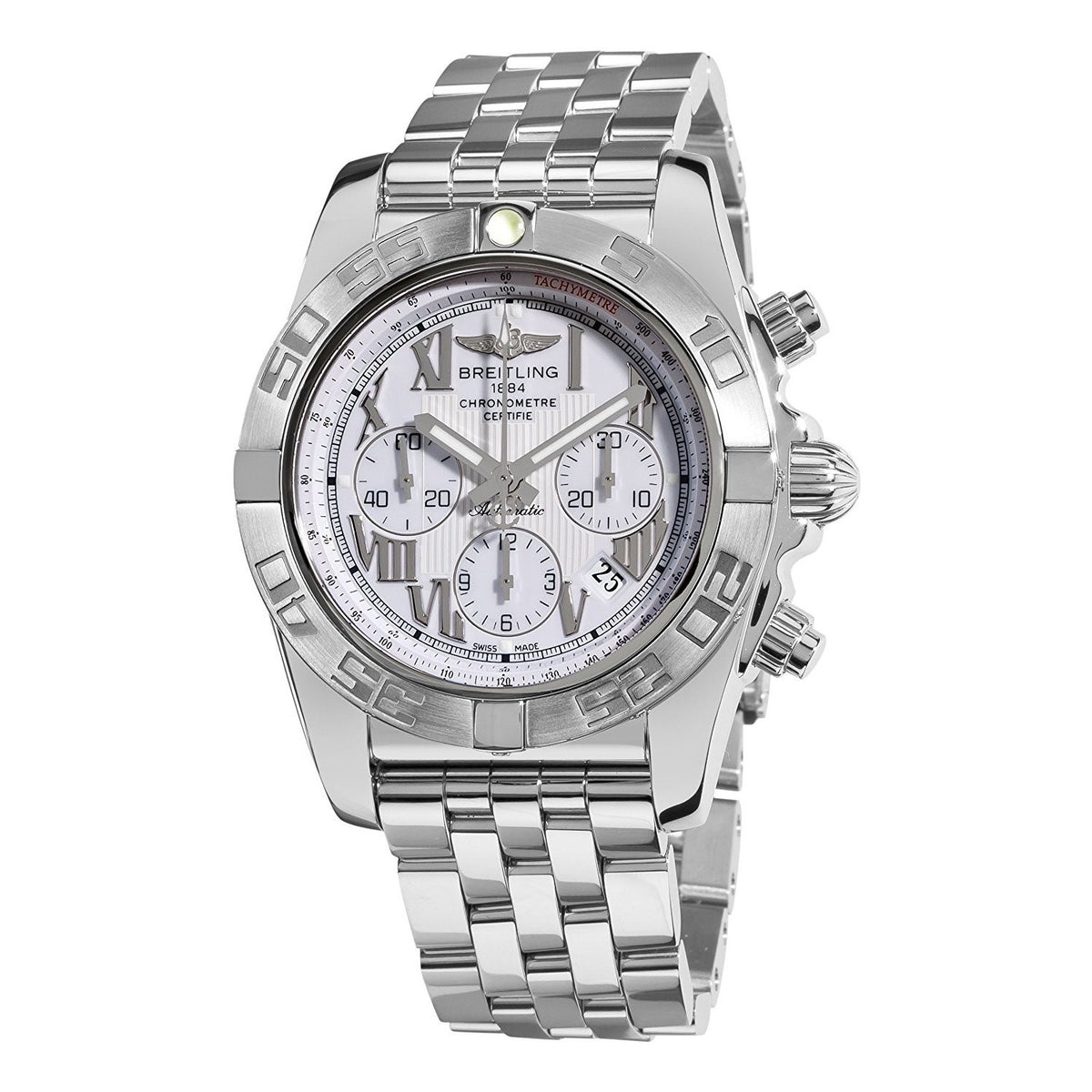 Breitling Men&#39;s AB011011-A690 Chronomat 44 Chronograph Automatic Stainless Steel Watch