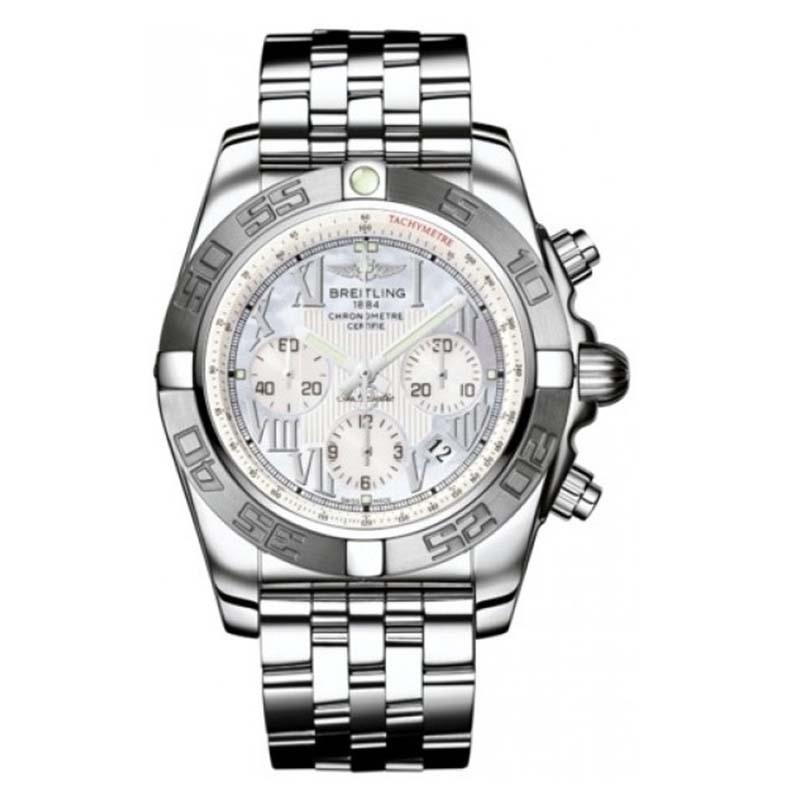 Breitling Men&#39;s AB011011-A691 Chronomat 44 Chronograph Automatic Stainless Steel Watch