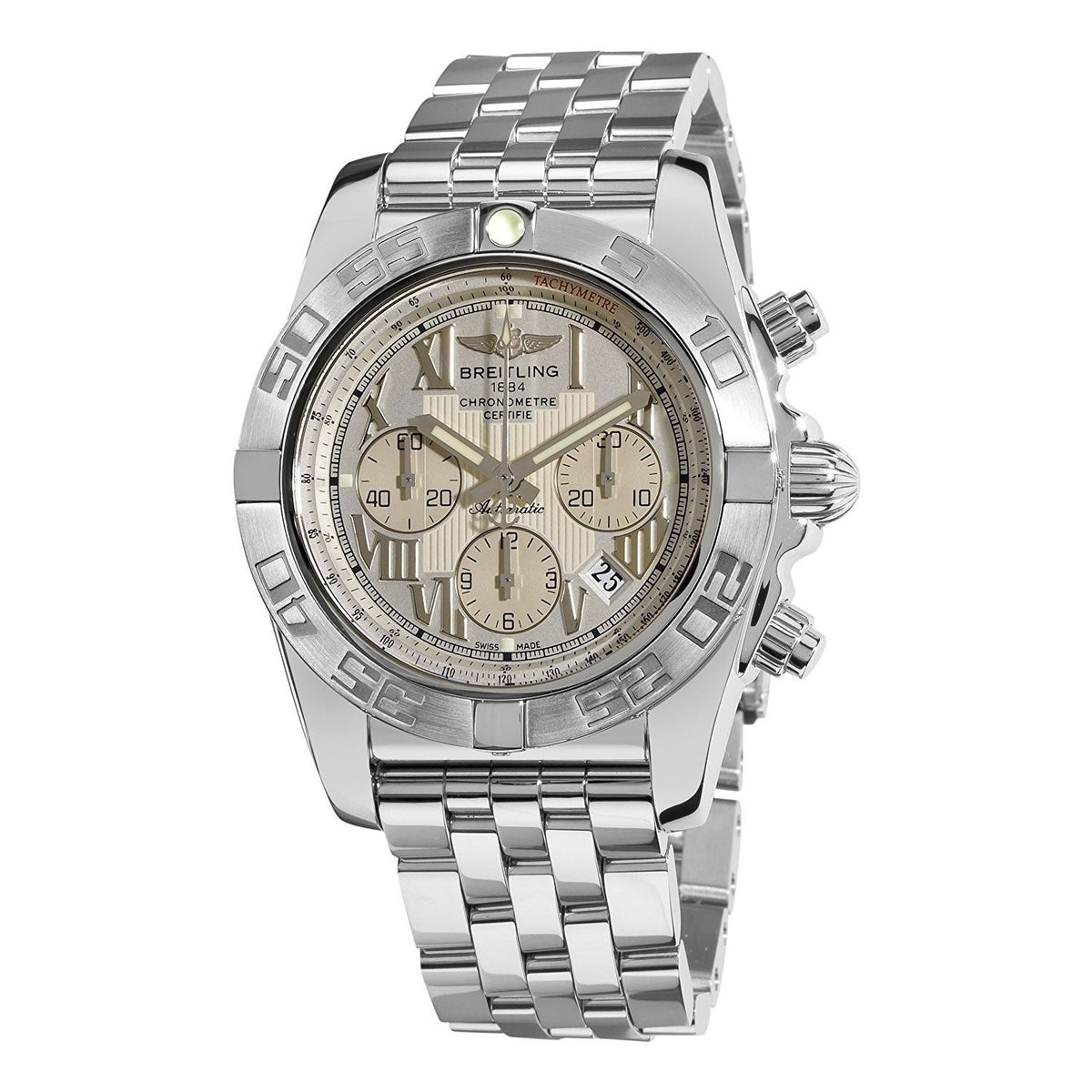 Breitling Men&#39;s AB011011-G676 Chronomat 44 Chronograph Automatic Stainless Steel Watch