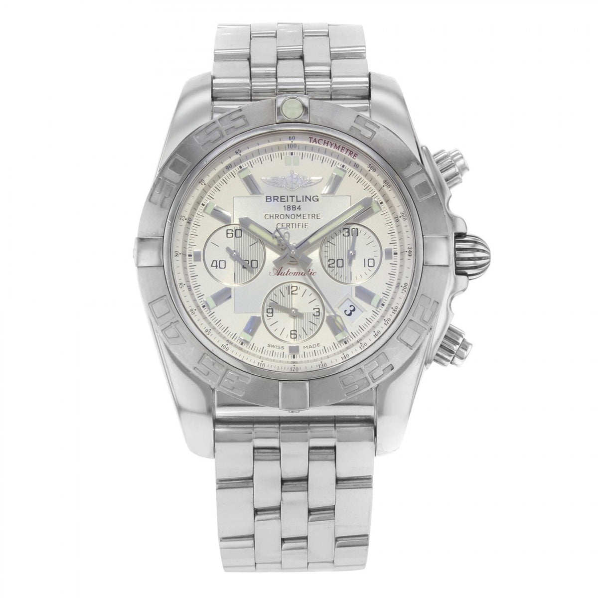 Breitling Men&#39;s AB011011-G684-375A Chronomat Chronograph Stainless Steel Watch