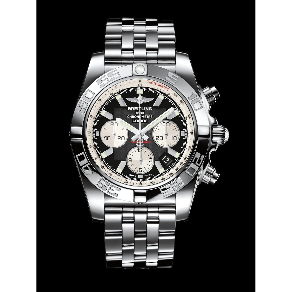 Breitling Men&#39;s AB011012-B967-388A Chronomat Chronograph Stainless Steel Watch