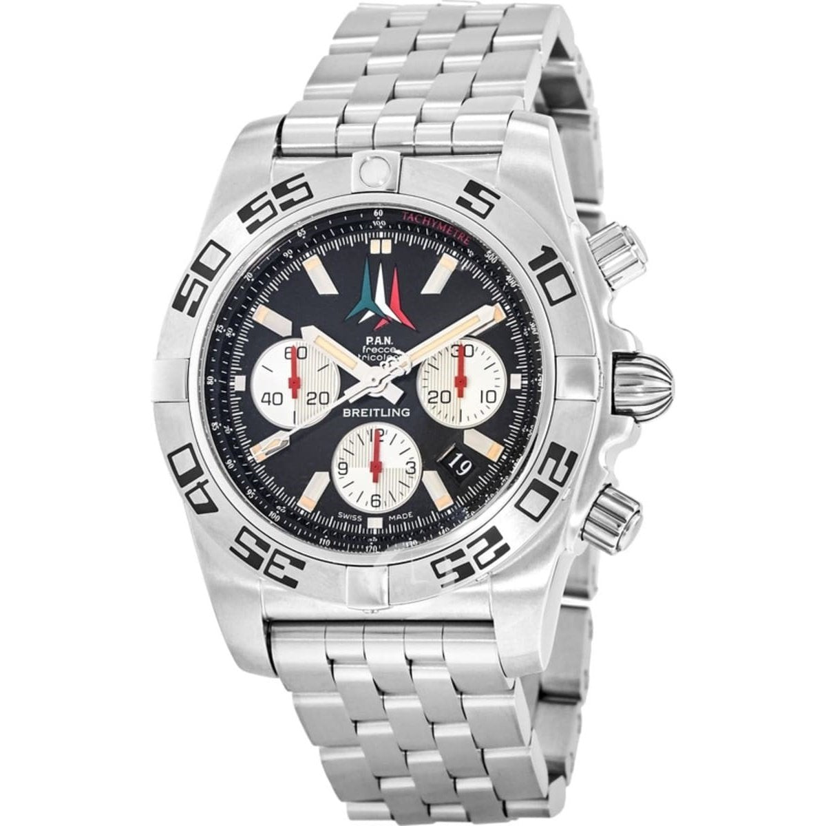 Breitling Men&#39;s AB01104D-BC62-375A Chronomat 44 Chronograph Stainless Steel Watch