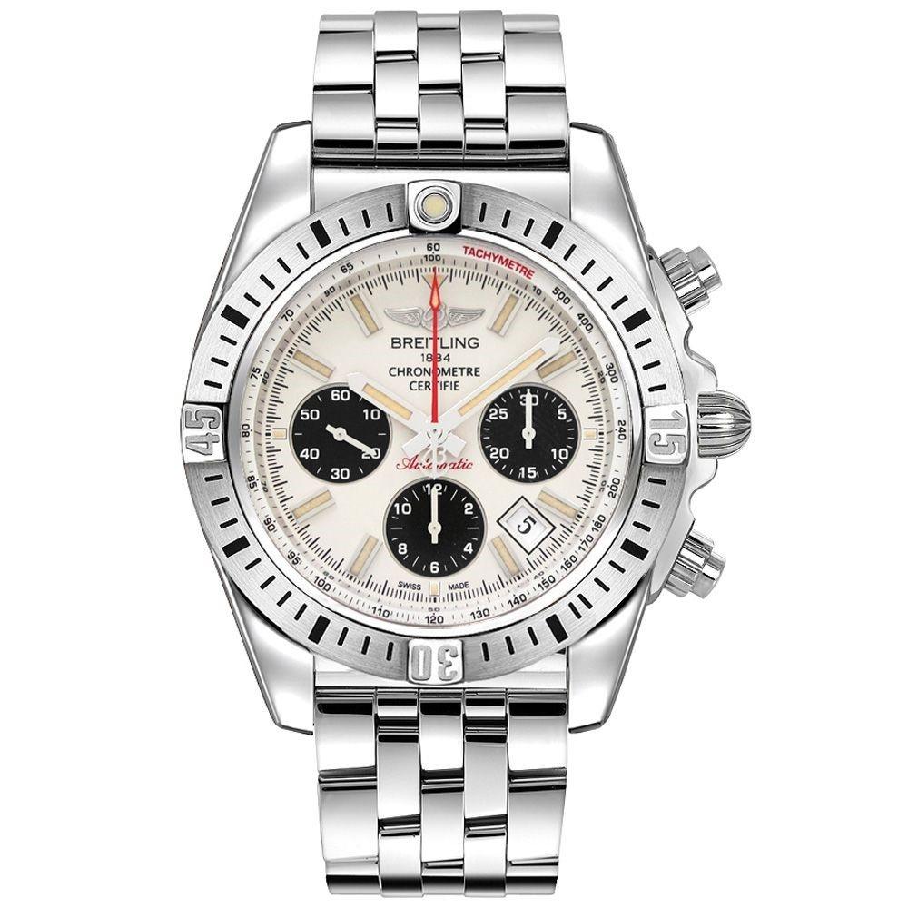 Breitling Men&#39;s AB01154G-G786-375A Chronomat 44 Chronograph Stainless Steel Watch