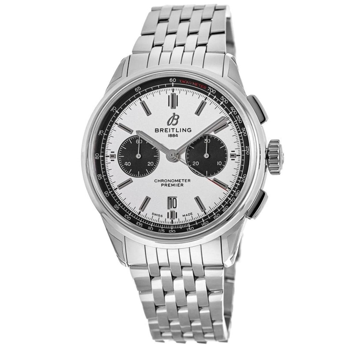 Breitling Men's AB011822-G843-452A Premier B01 Chronograph Stainless Steel Watch