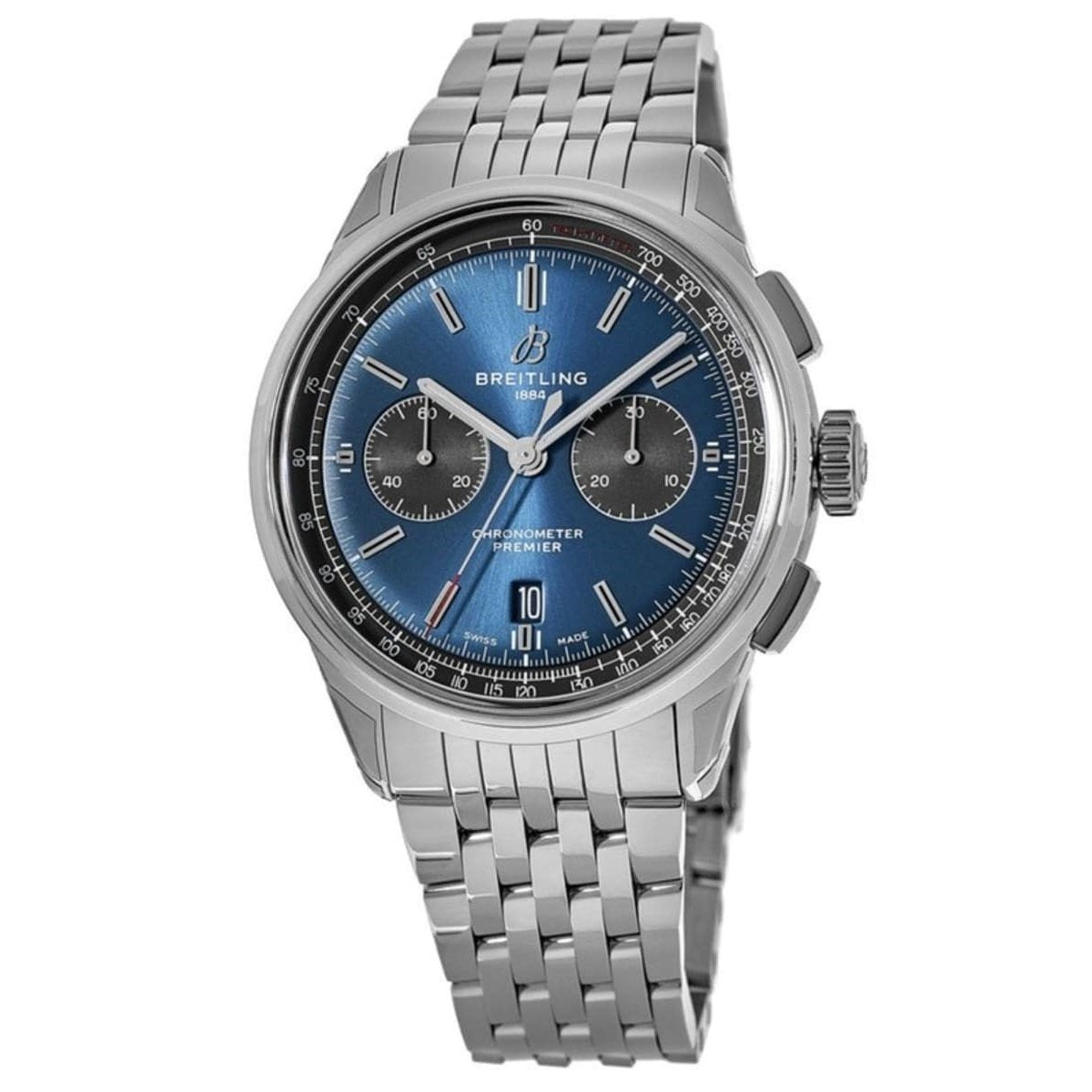 Breitling Men's AB0118A61C1A1 Premier Chronograph Stainless Steel Watch