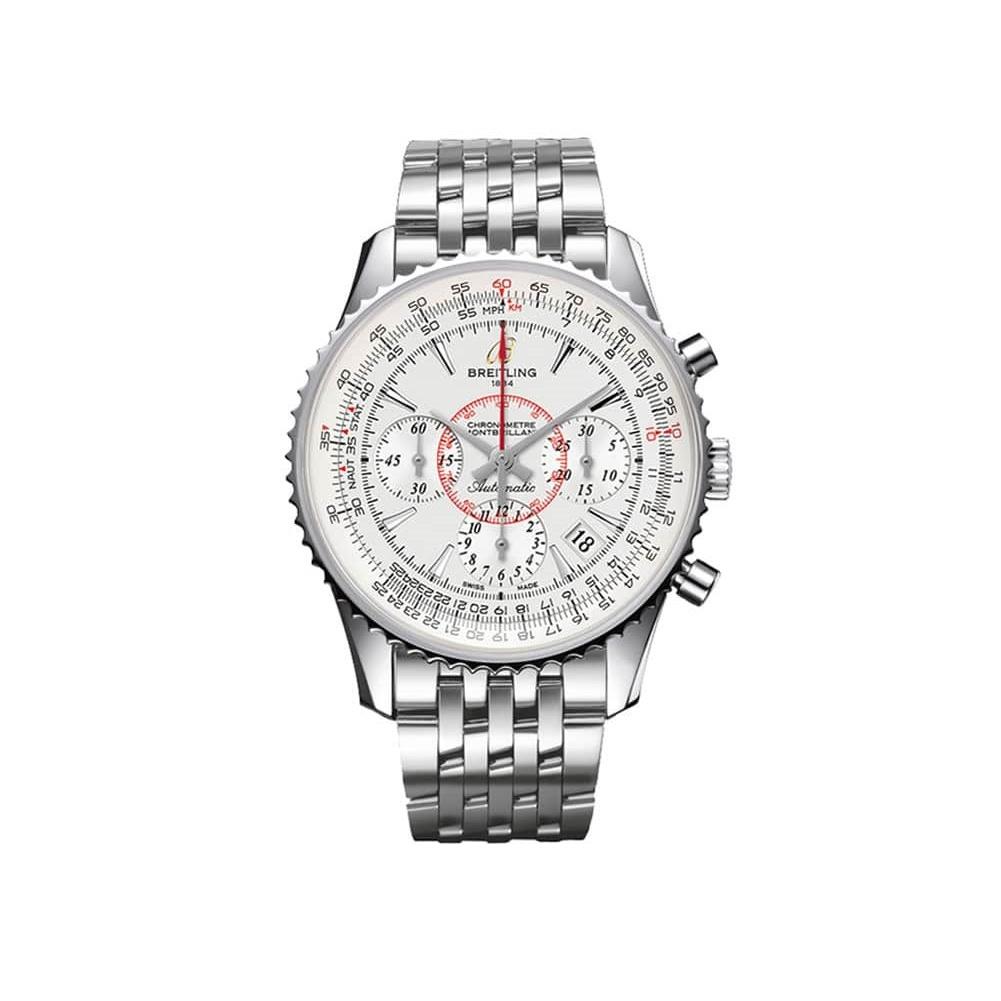 Breitling Men&#39;s AB013012-G709-448A Montbrillant 01 Chronograph Stainless Steel Watch