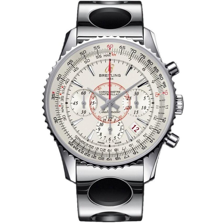Breitling Men&#39;s AB013112-G709-223A Montbrillant 01 Chronograph Stainless Steel Watch