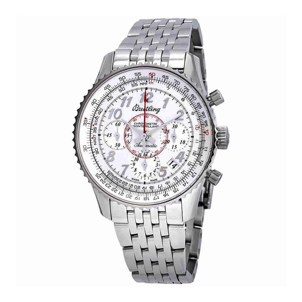 Breitling Men&#39;s AB013112-G735-448A Montbrillant 01 Chronograph Stainless Steel Watch