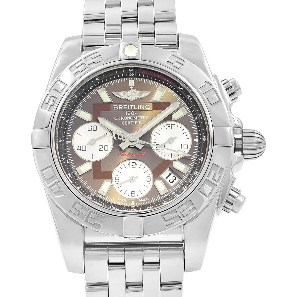 Breitling Men&#39;s AB014012-Q583-378A Chronomat 41 Chronograph Stainless Steel Watch