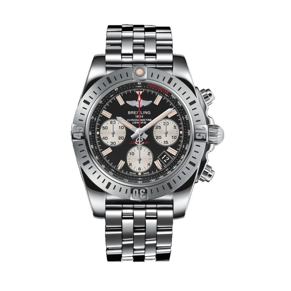 Breitling Men&#39;s AB01442J-BD26 Chronomat 41 Airborne Chronograph Automatic Stainless Steel Watch