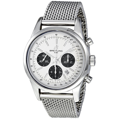 Breitling Men's AB015212-G724 Transocean Chronograph Automatic Stainless Steel Watch