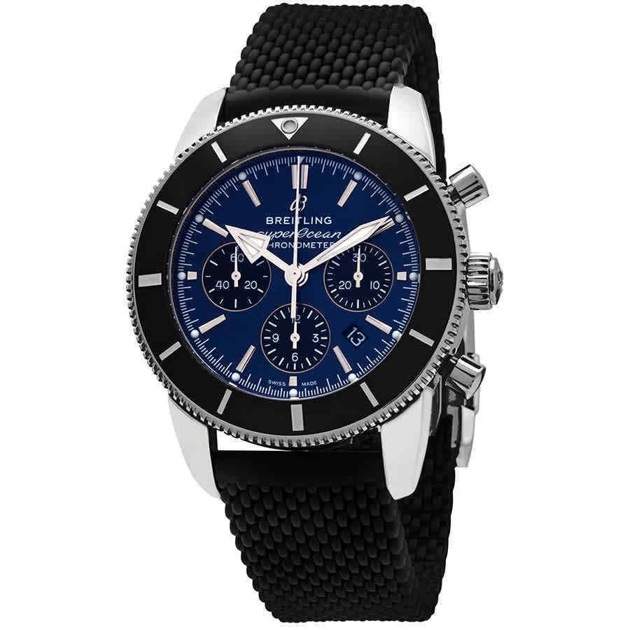 Breitling Men&#39;s AB0162121C1S1 Superocean Heritage II Chronograph Black Rubber Watch