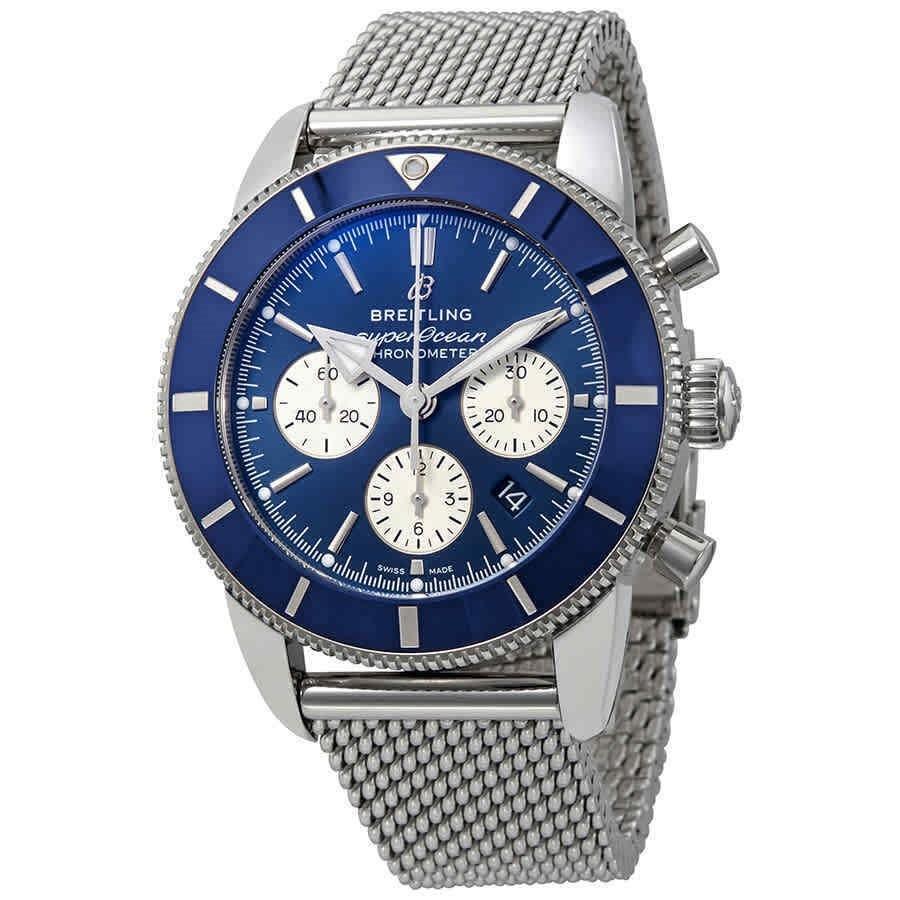 Breitling Men&#39;s AB0162161C1A1 Superocean Heritage II Chronograph Stainless Steel Watch