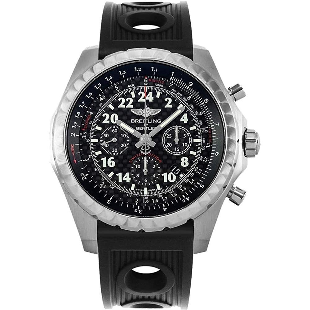 Breitling Men's AB022022-BC84-201S Bentley 24H Chronograph Black Rubber Watch