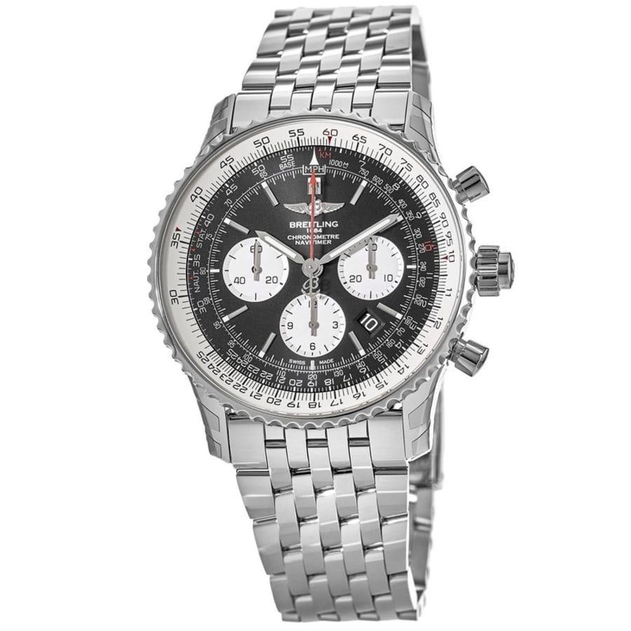Breitling Men&#39;s AB031021-BF77-453A Navitimer Rattrapante Chronograph Stainless Steel Watch