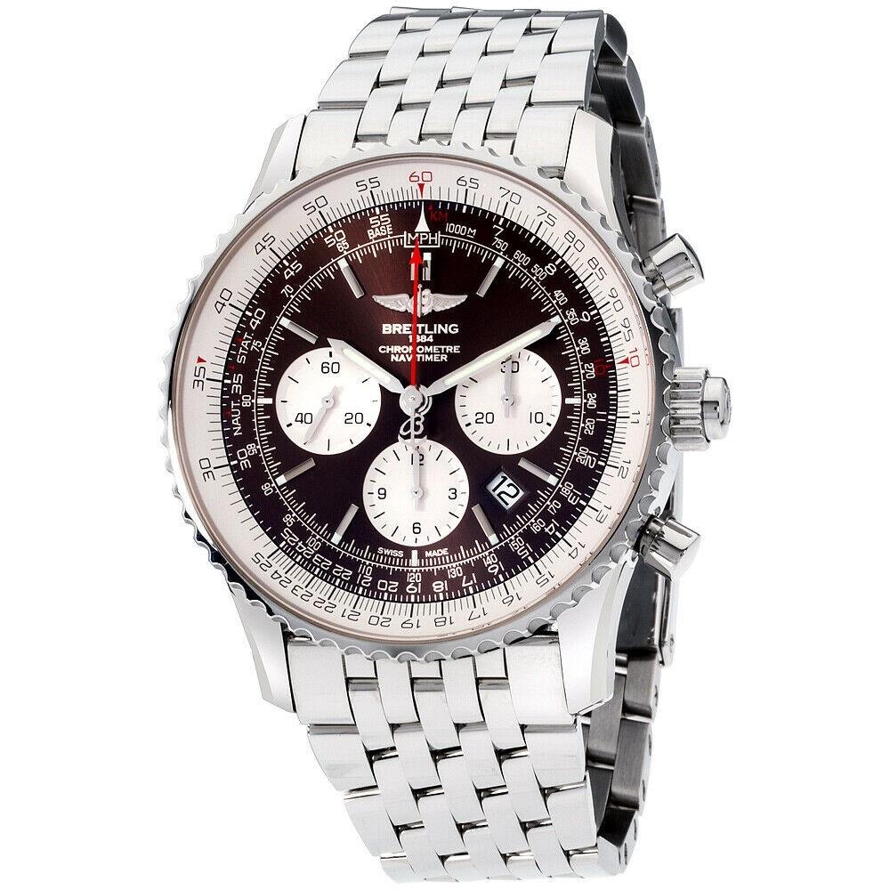 Breitling Men&#39;s AB031021-Q615-453A Navitimer 1 Chronograph Stainless Steel Watch