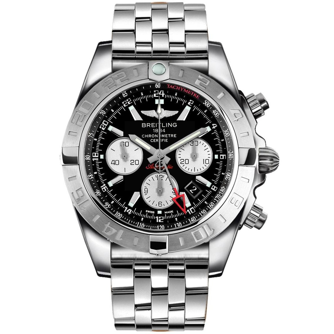 Breitling Men&#39;s AB042011-BB56-375A Chronomat 44 Chronograph Stainless Steel Watch