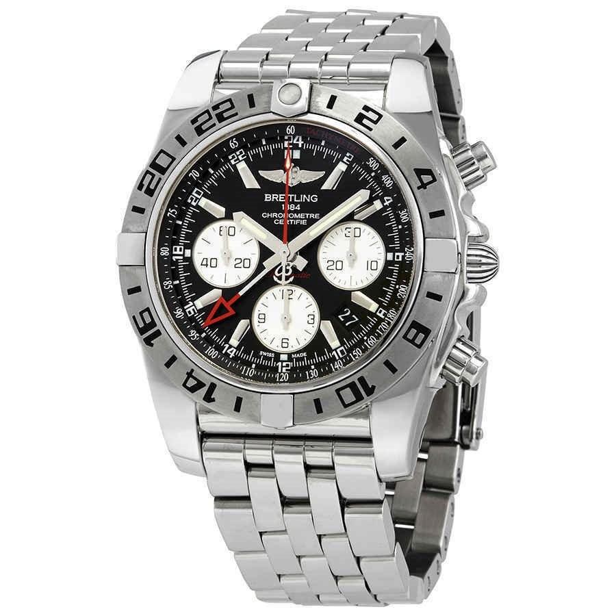 Breitling Men&#39;s AB0420B9-BB56-375A Chronomat 44 Chronograph Stainless Steel Watch