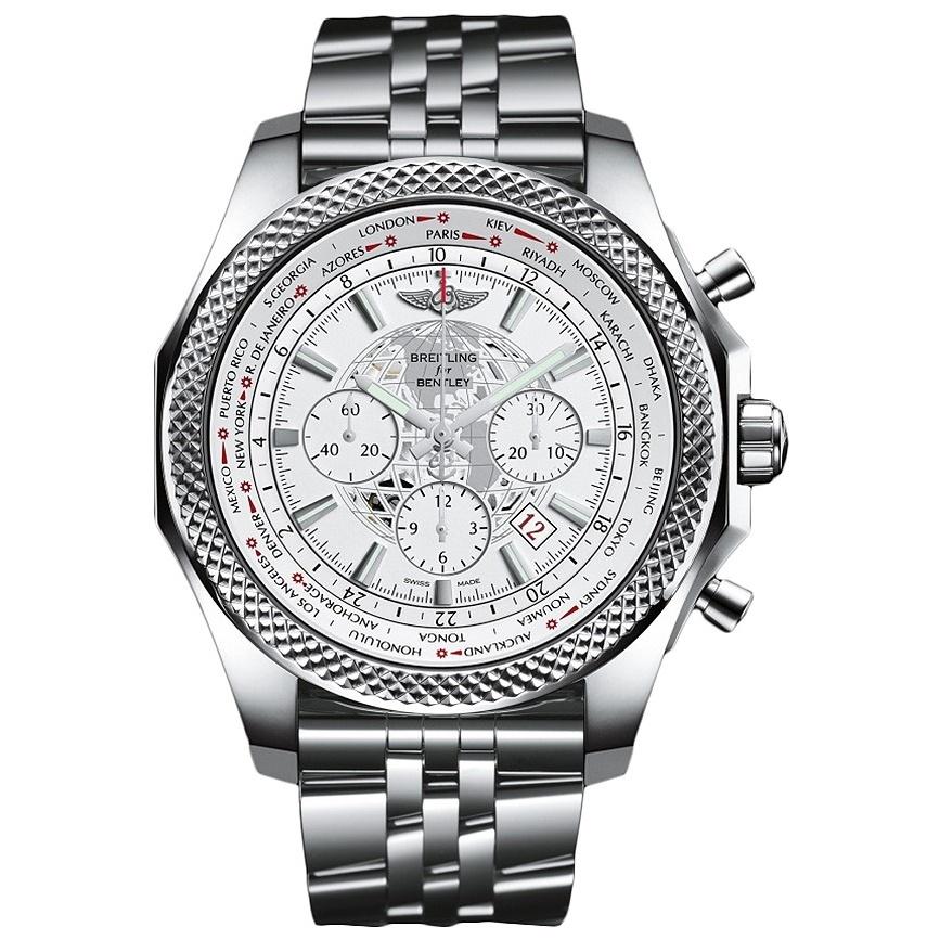 Breitling Men&#39;s AB0521U0-A755-990A Bentley B05 Unitime Chronograph Stainless Steel Watch
