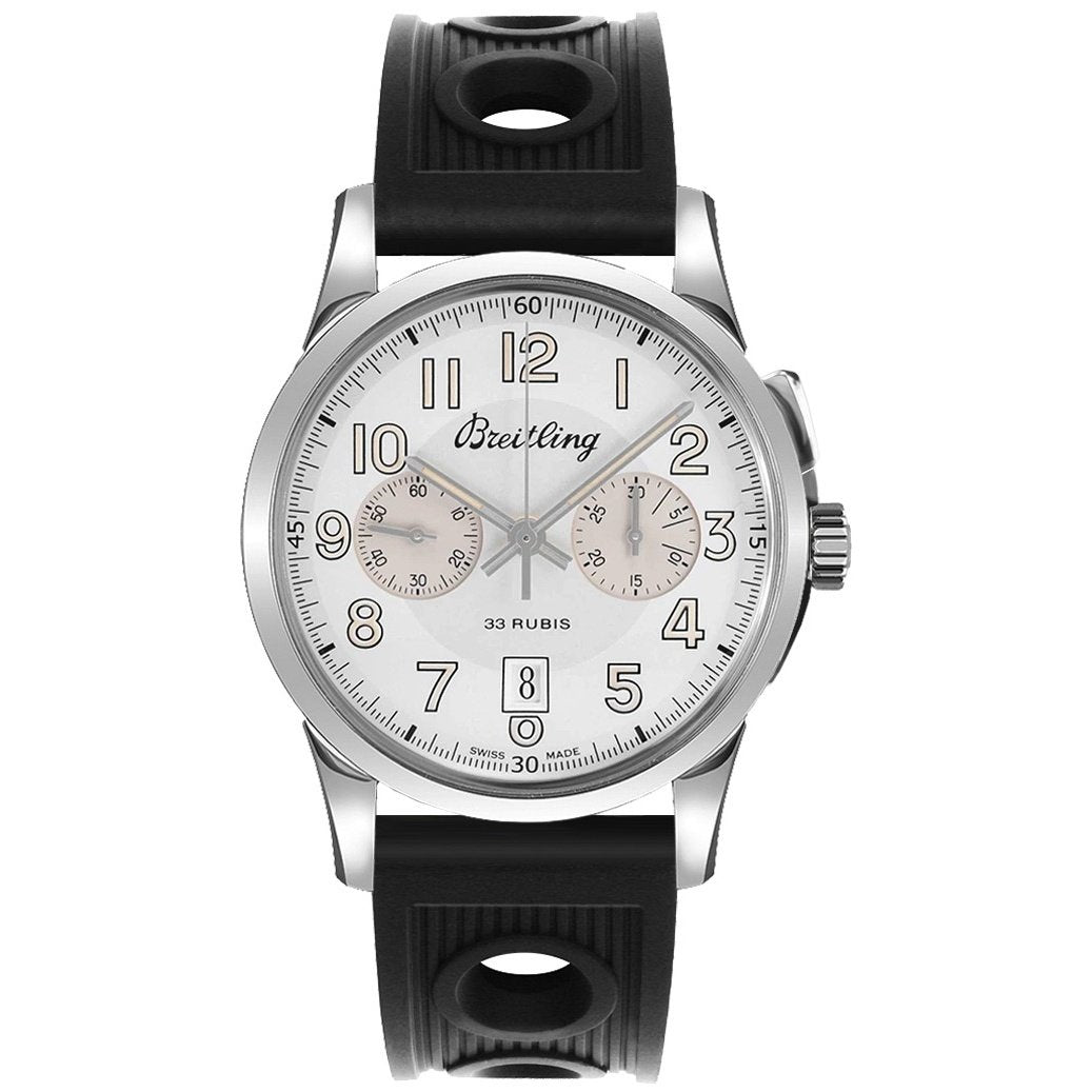 Breitling Men&#39;s AB141112-G799-200S Transocean  Chronograph Black Rubber Watch