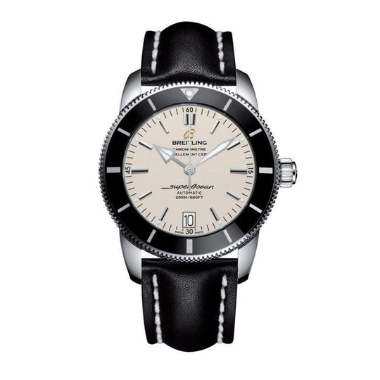 Breitling Men's AB201012-G827-436X Superocean Heritage II Automatic Black Leather Watch