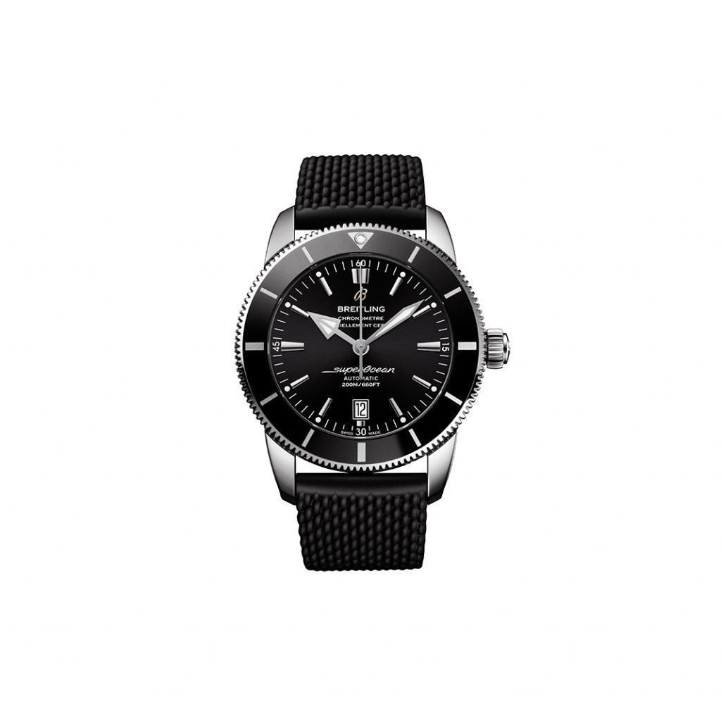 Breitling Men&#39;s AB202012-BF74-256S Superocean Heritage II Black Rubber Watch