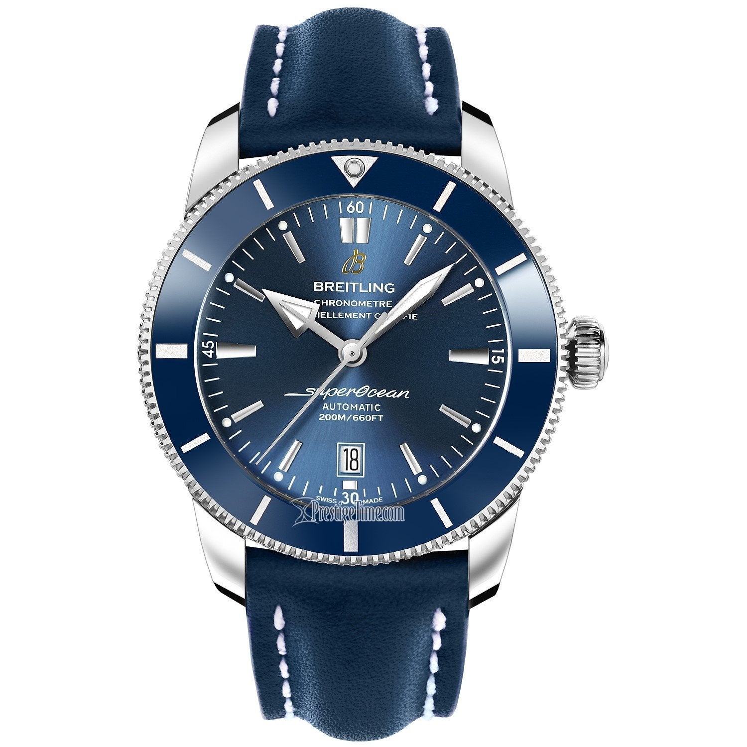 Breitling Men s AB202016 C961 101X Superocean Heritage II Automatic Bl Bezali