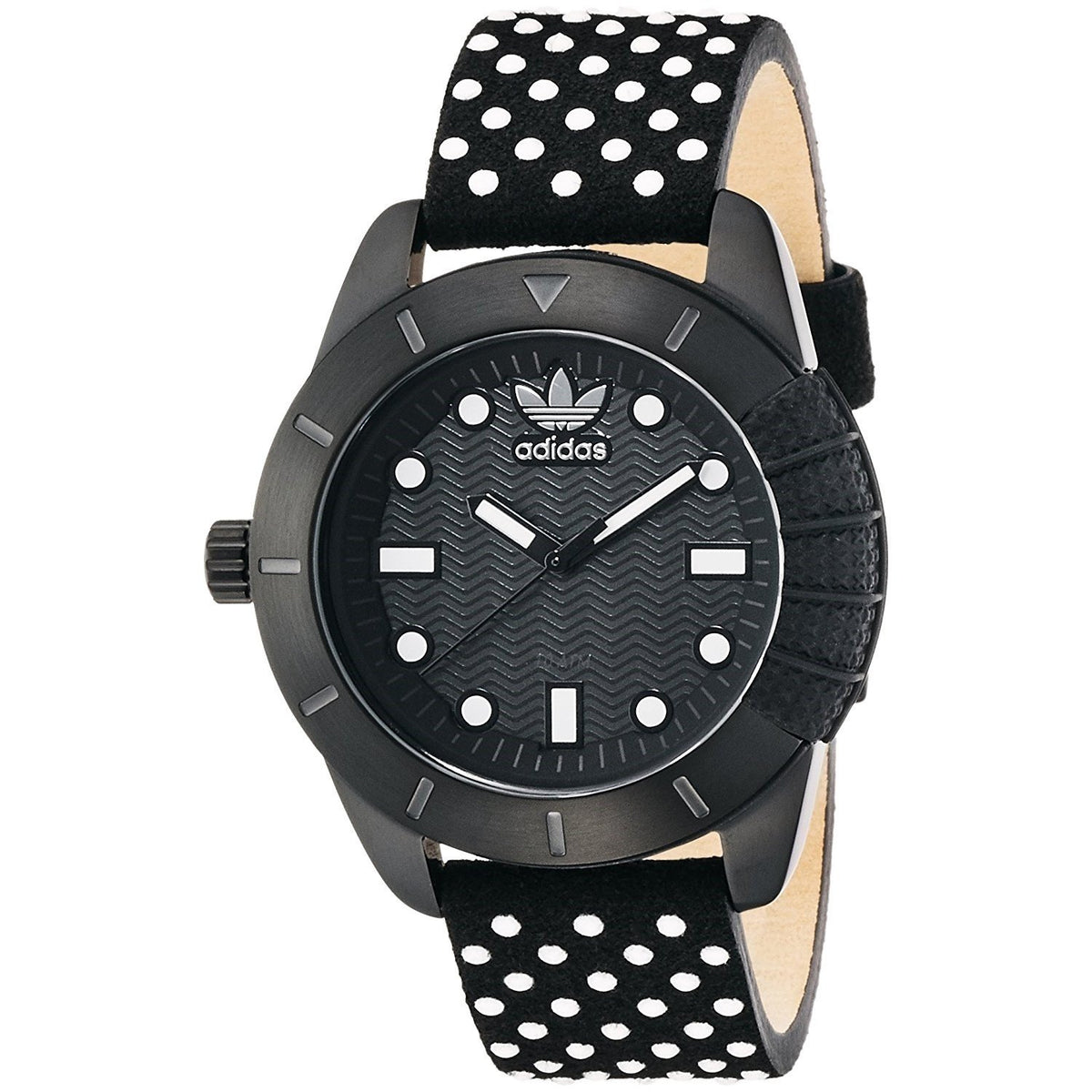 Adidas Women's ADH3053 ADH-1969 Black Leather Watch