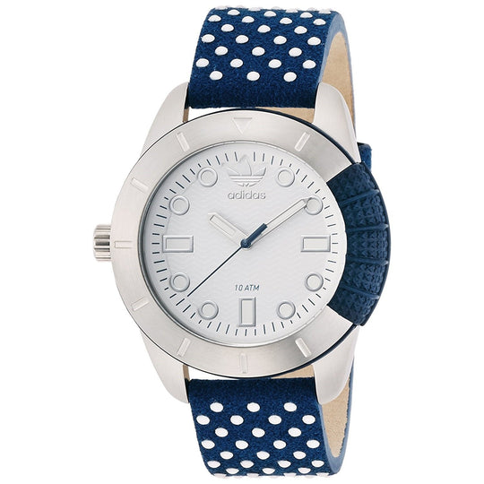 Adidas Men's ADH3054 Manchester Blue Leather Watch