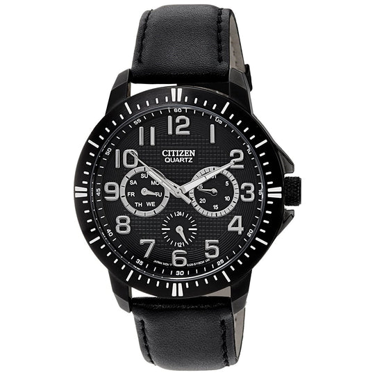 Citizen Men's AG8315-04E Citizen Black Leather Watch
