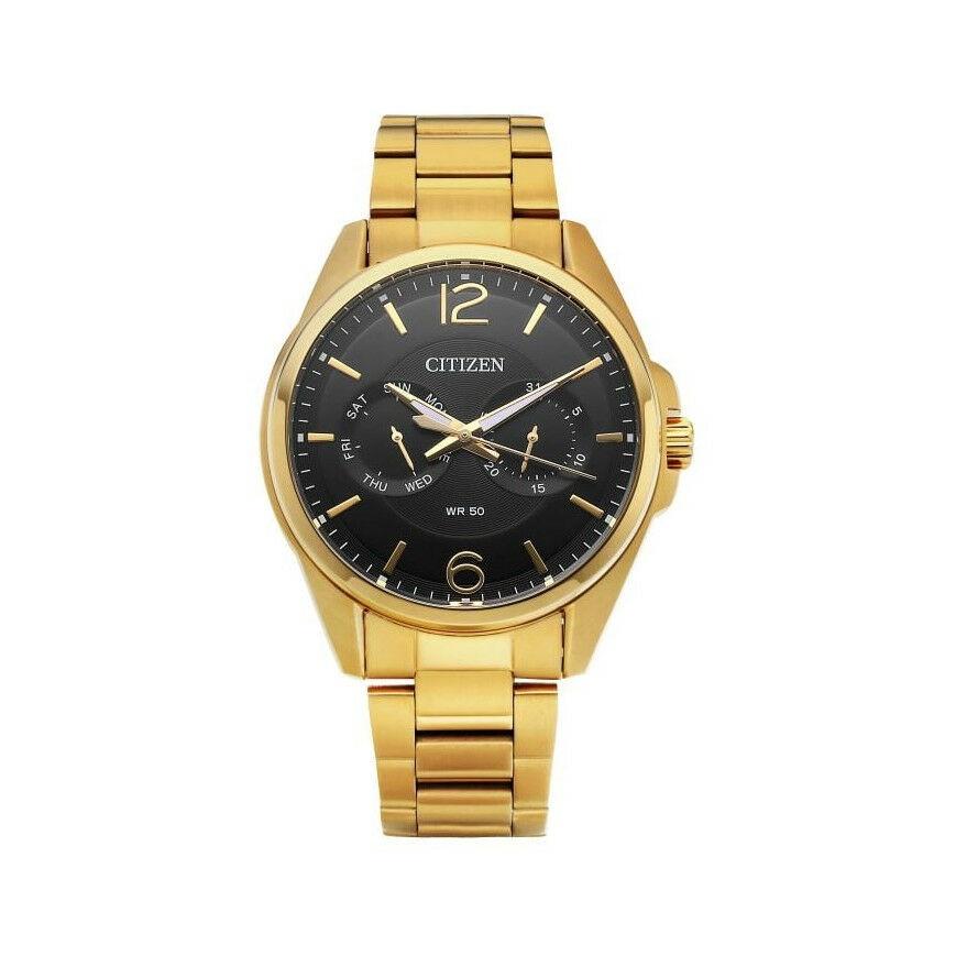 Citizen Men&#39;s AG8322-50E Citizen Analog Gold-Tone Stainless Steel Watch