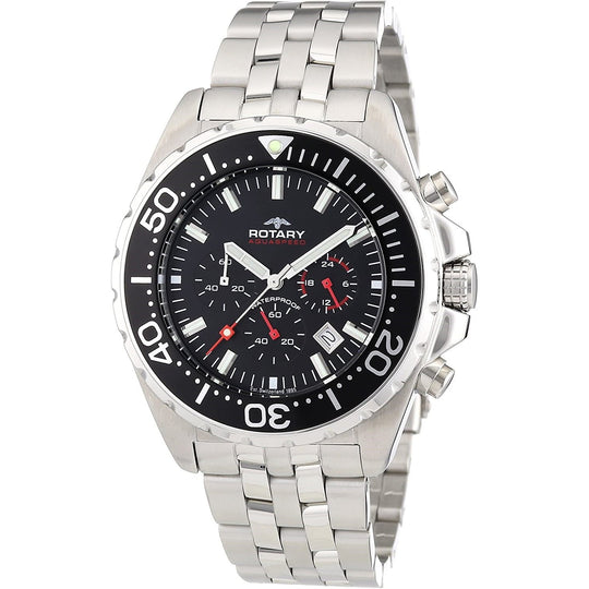 Rotary Men's AGB00013-C-04 Aquaspeed  Chronograph Stainless Steel Watch