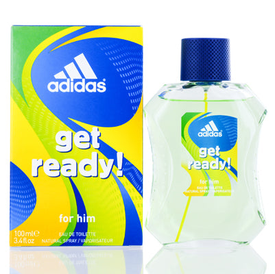 Adidas Get Ready For Him Coty Edt Spray 3.4 Oz (100 Ml) For Men