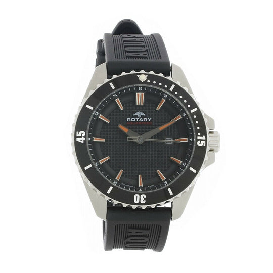 Rotary Men's AGS00293-04 Aquaspeed  Black Rubber Watch