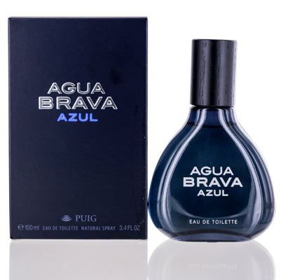 Agua Brava Azul Puig Edt Spray 3.4 Oz (100 Ml) For Men  