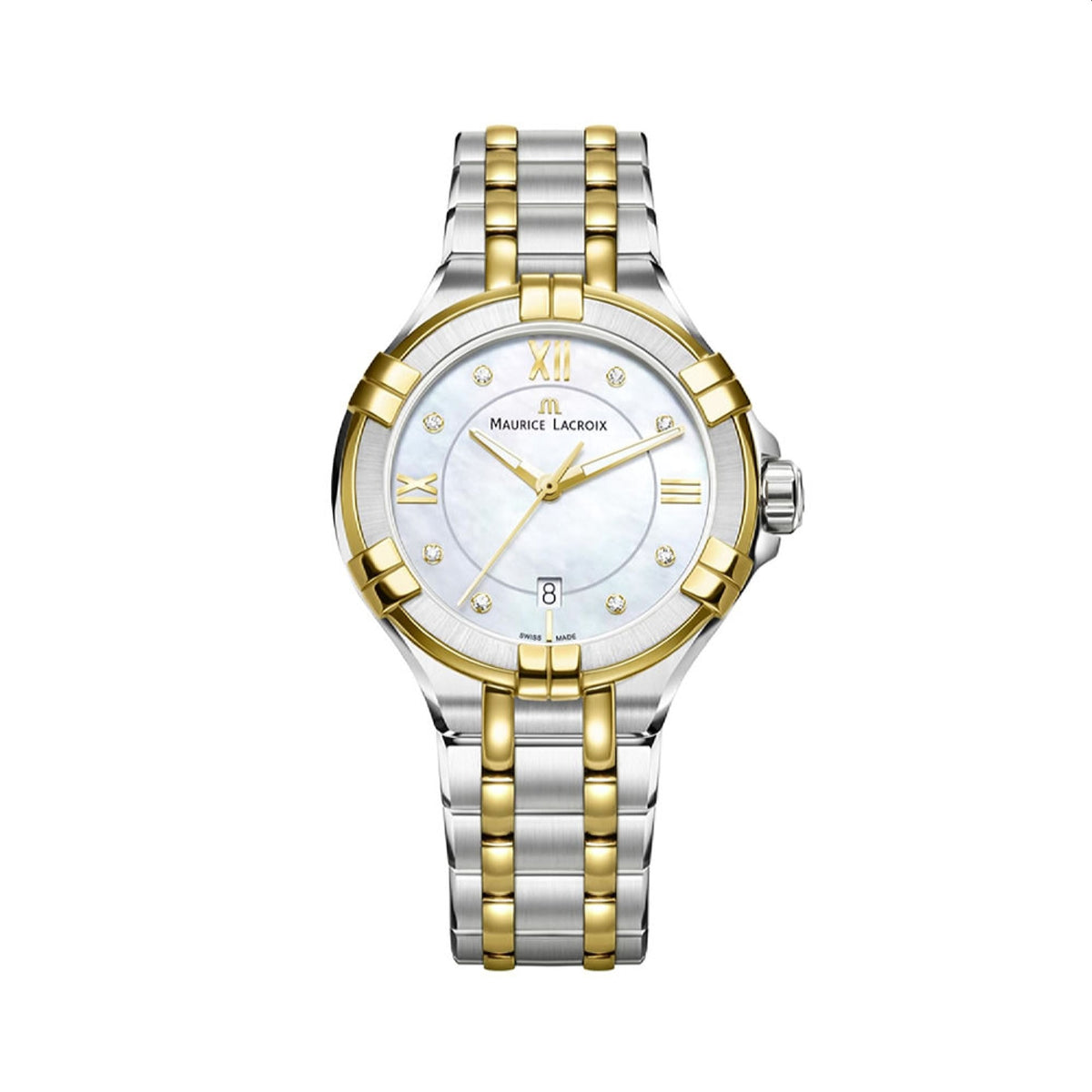 Maurice Lacroix Women's AI1004-PVY13-171-1 Aikon Two-Tone Stainless Steel Watch