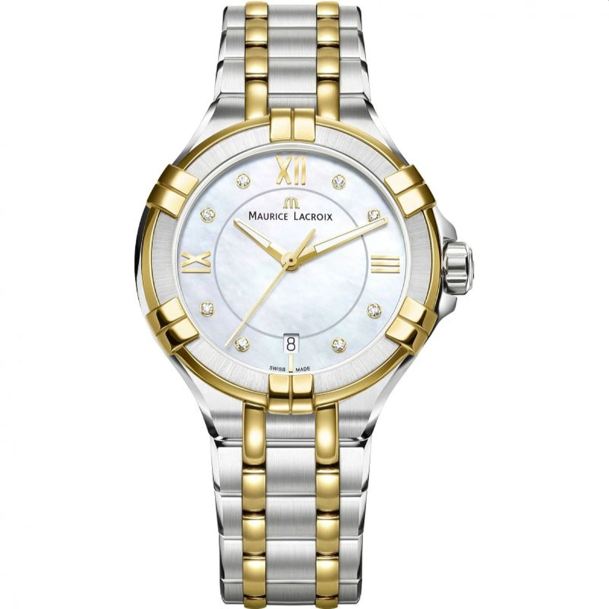 Maurice Lacroix Women's AI1006-PVY13-171-1 Aikon Two-Tone Stainless Steel Watch
