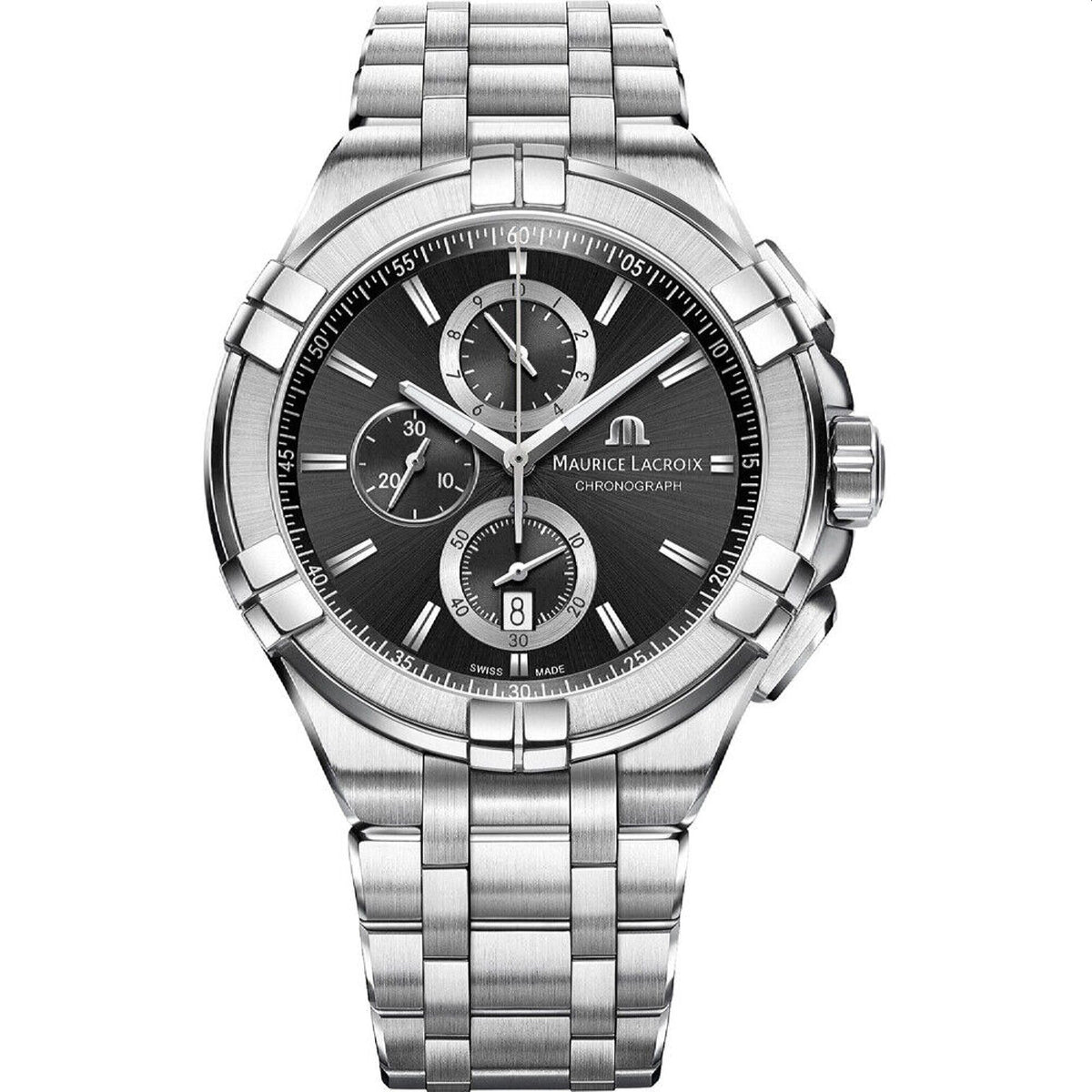 Maurice Lacroix Men's AI1018-SS002-330-1 Aikon Chronograph Stainless Steel Watch