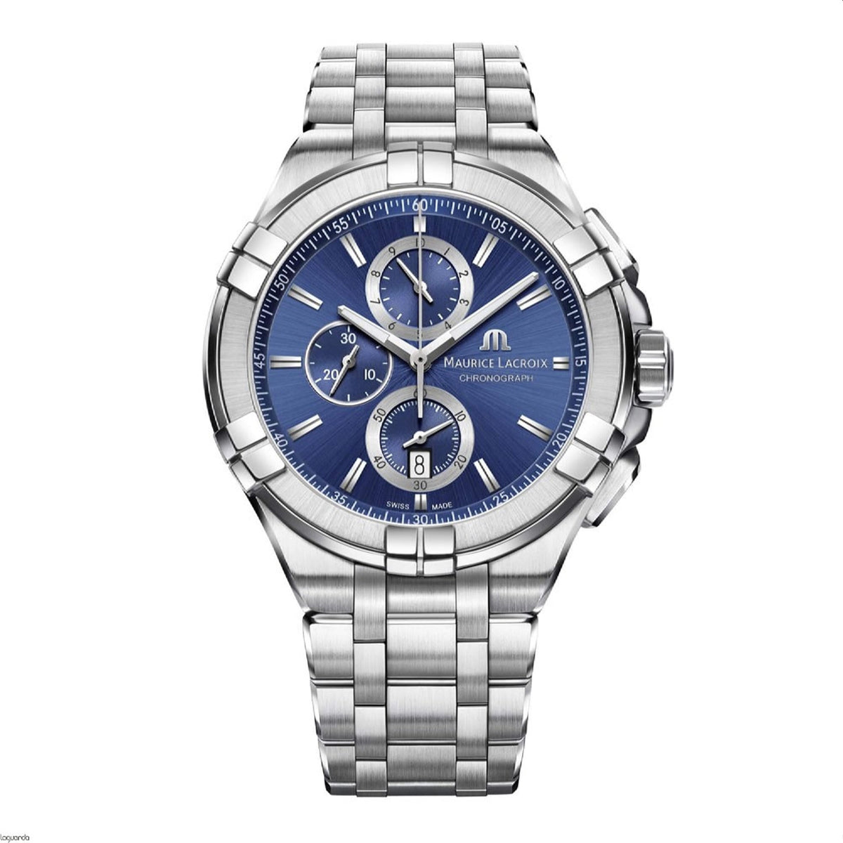 Maurice Lacroix Men's AI1018-SS002-430-1 Aikon Chronograph Stainless Steel Watch