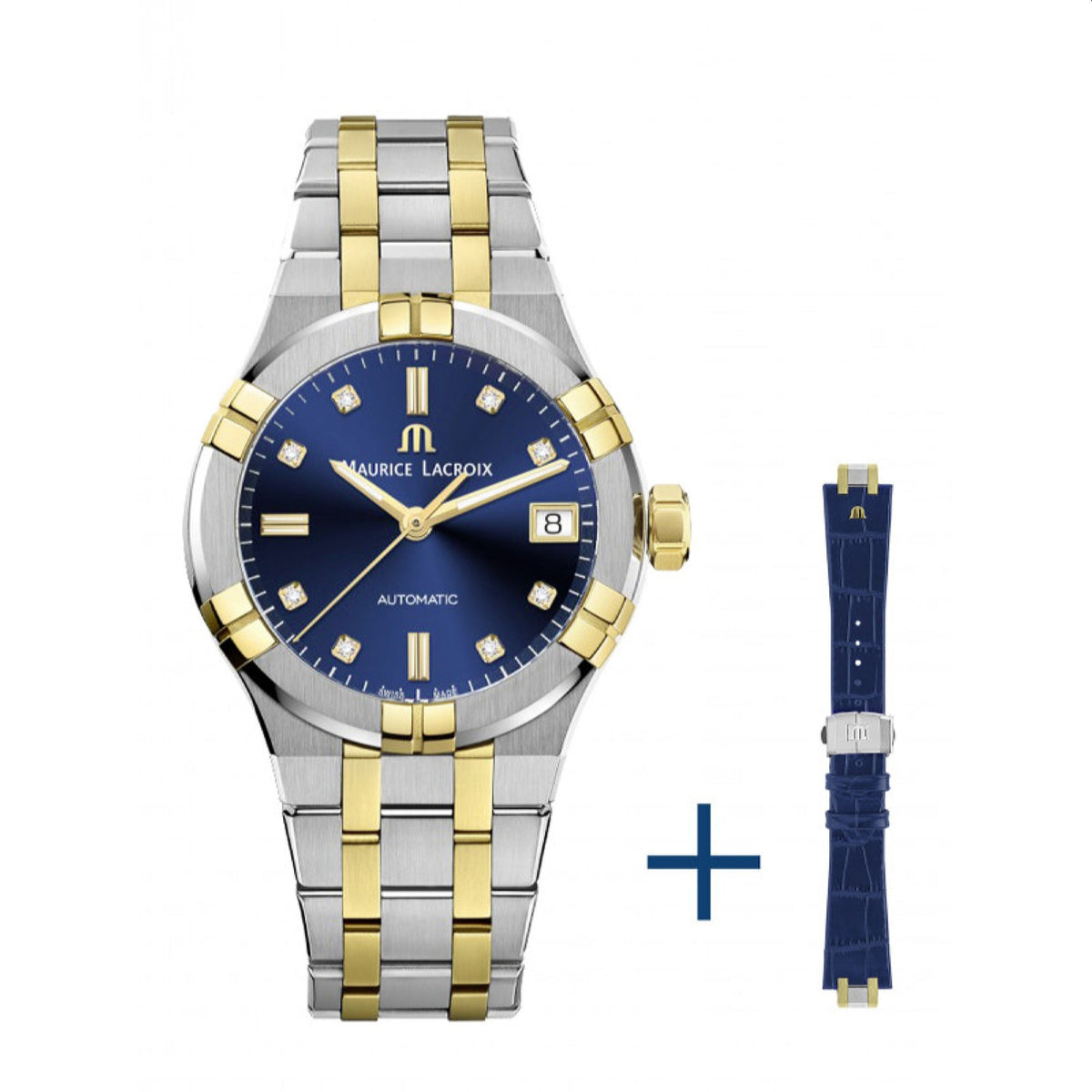 Maurice Lacroix Women's AI6006-PVY13-450-2 Aikon Two-Tone Stainless Steel Watch