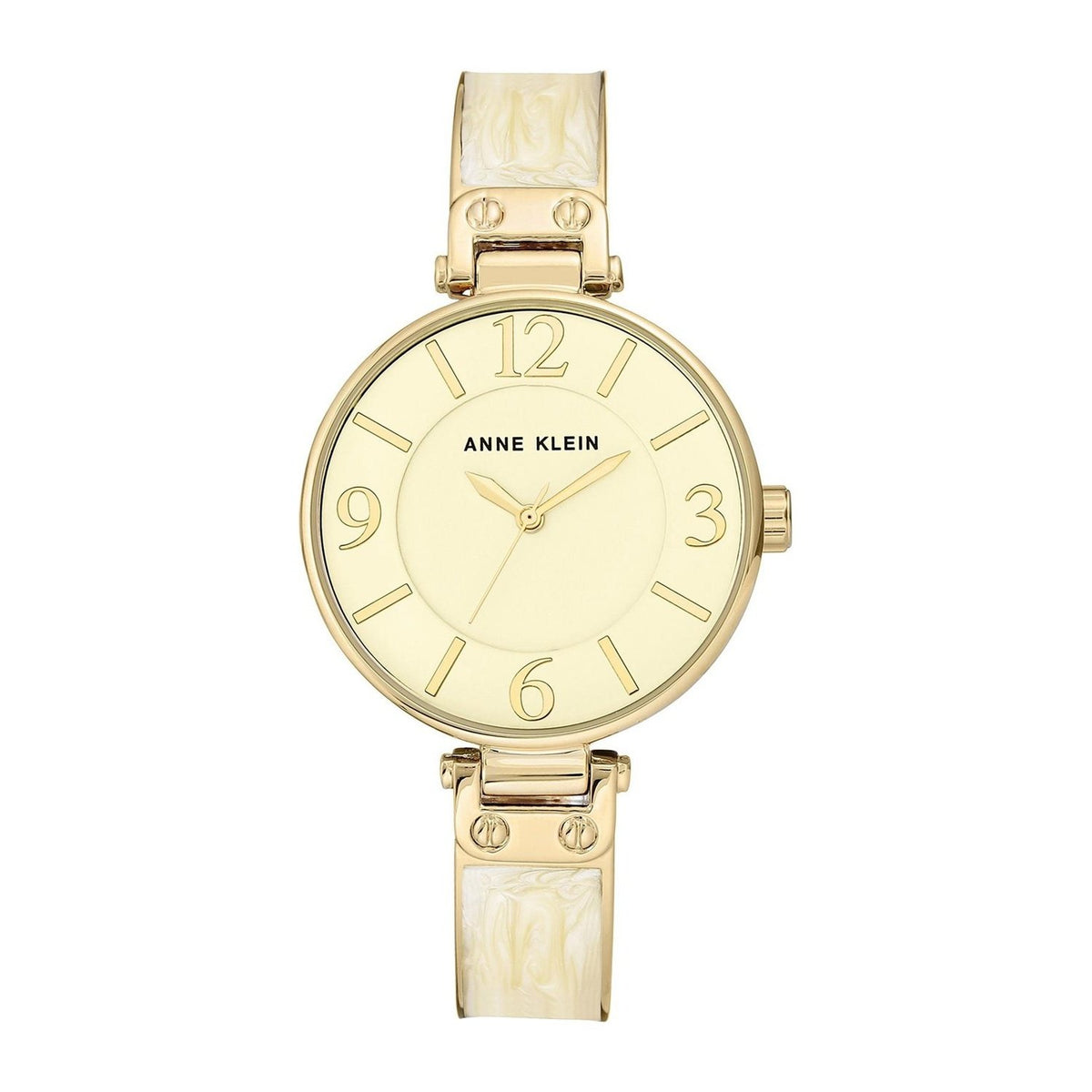 Anne Klein Women's AK-2690IVGB Classic Two-Tone Stainless Steel Watch