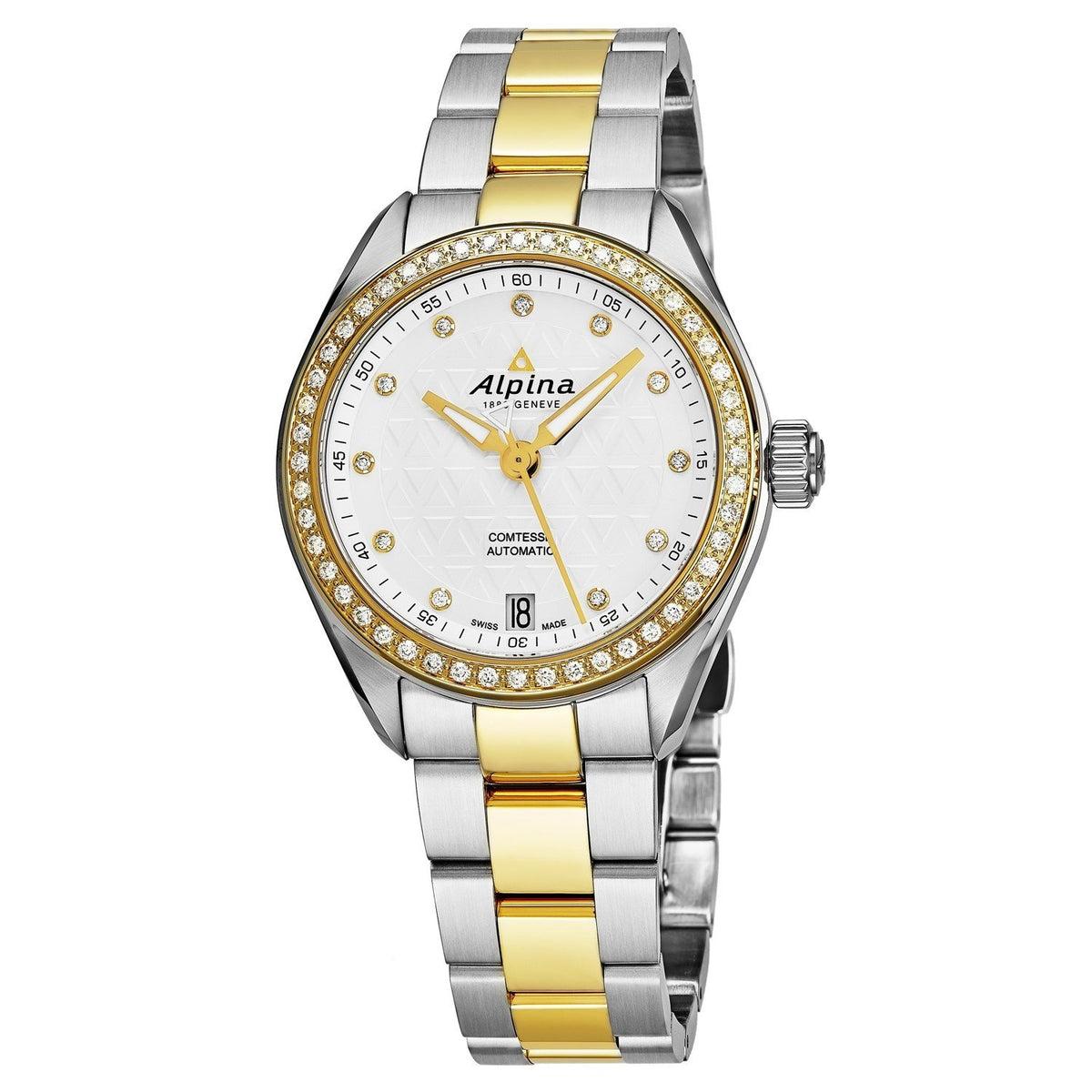 Alpina Women&#39;s AL-525STD2CD3B Comtesse Two-Tone Stainless Steel Watch