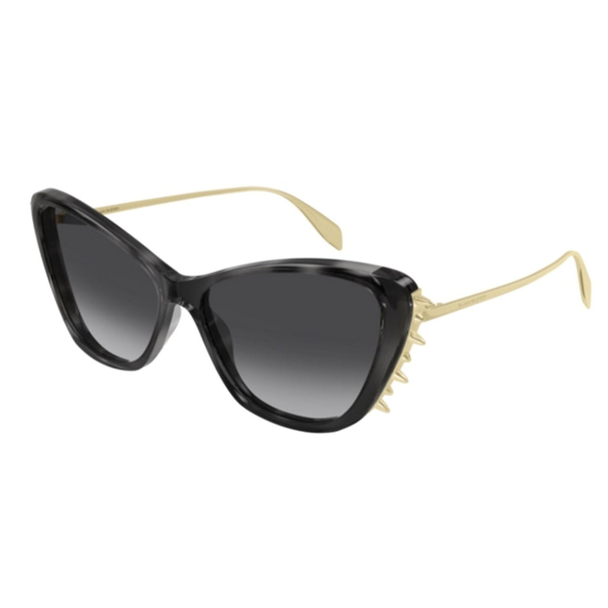 Alexander McQueen Women's Sunglasses Fall Winter Havana Grey CR 39 CR 39 Grey AM0339S 002