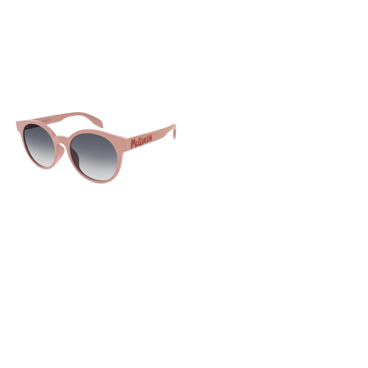 Alexander McQueen Women's Sunglasses Spring Summer Pink Grey CR 39 CR 39 Shiny AM0349SA 003