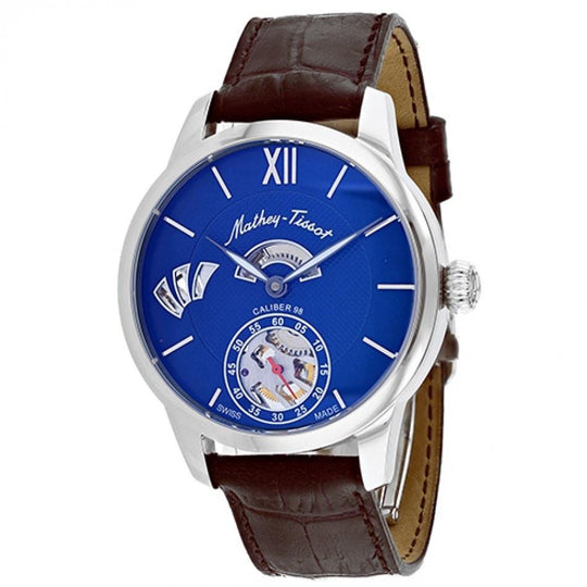 Mathey-Tissot Men's AM1886ABUBR Edmond Brown Leather Watch