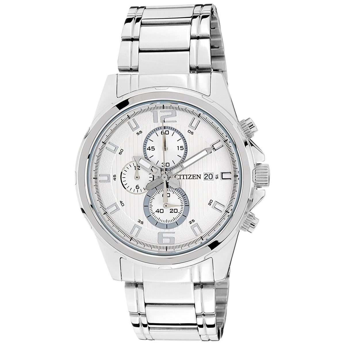 Citizen Men&#39;s AN3550-55A Classic Chronograph Stainless Steel Watch